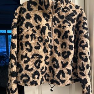 HYFVE Black and Tan Sherpa Jacket